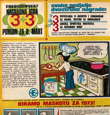 1971 Yugoslav Energoinvest Appliances Advertisement 3 Plus 3 Prize Game Kitchen