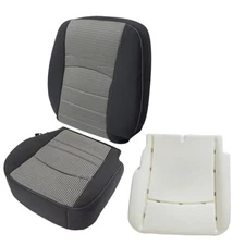  Front Driver Side Bottom and Top Back Replacement Cloth Seat Covers & Driver 