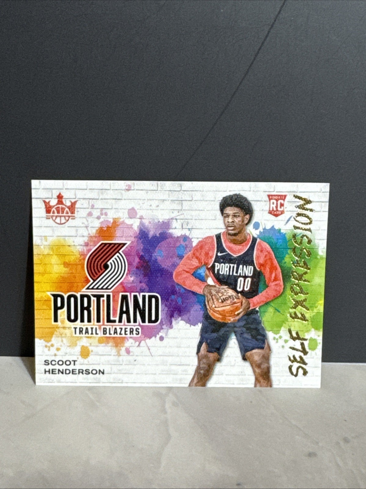Scoot Henderson 2023-24 Court Kings SELF EXPRESSION Rookie Insert Card (no.29)