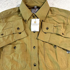Tyndale FR Flame Resistant Men s Work Shirt Solid Tan Regular S MPN F-11