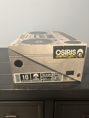 BRAND NEW  Osiris NYC 83 SHR in Black/Black/Gum, men s size 10
