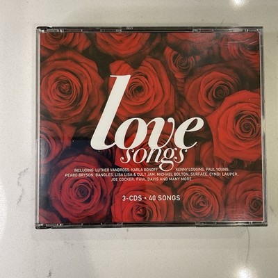 Love Songs 3CD Various Artists Romantic Pop Soft Rock Collection