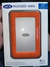 NEW LaCie Rugged Mini 2TB Portable External Hard Drive USB 3.0 LAC9000298