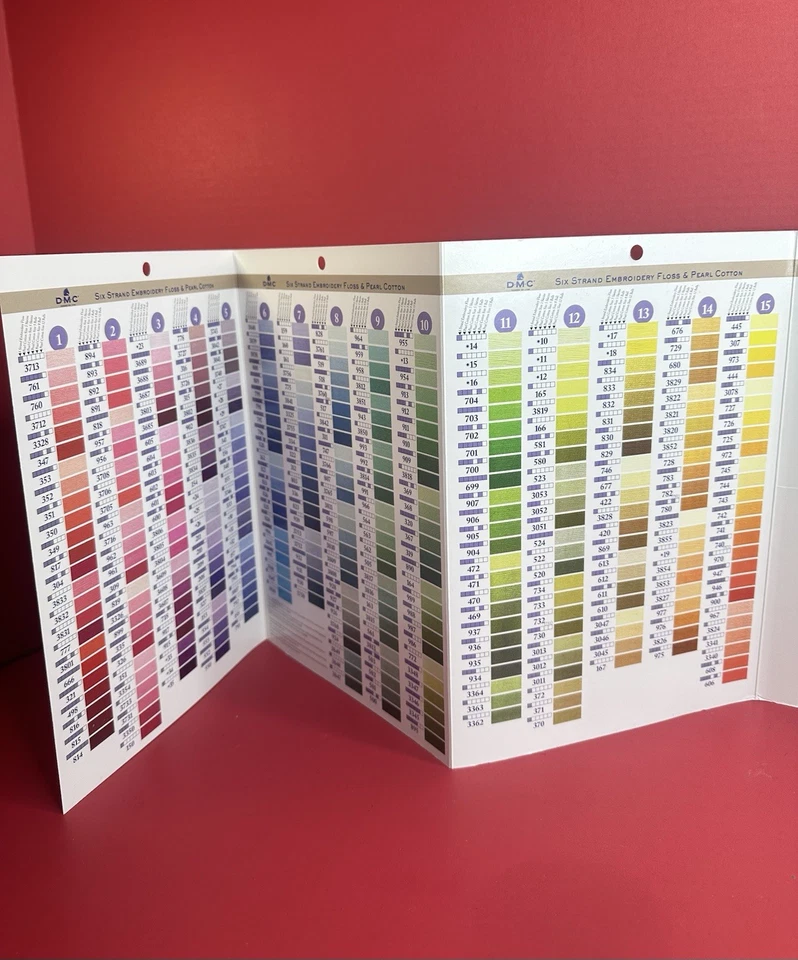 DMC Color Card Embroidery Floss, Pearl Cotton, Light Effects, Metallic, Satin - Image 4 of 4