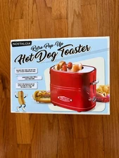 Nostalgia Retro Pop-Up Hot Dog Toaster - Red (HDT600RETRORED)