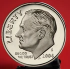 2004-S Roosevelt Dime Gem Silver Proof  US Coin |  Fast Shipping W/Tracking