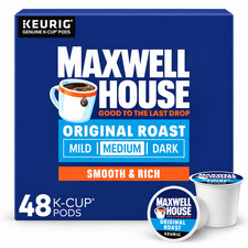 Maxwell House K-Cup Coffee Pods, Original Roast Medium Roast, 48 ct Box