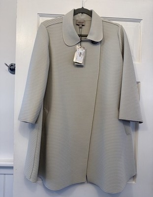 ARMANI COLLEZIONI Caban Coat - Color: Sand - NWT - Size 40 IT (4 US) - NWT $1295