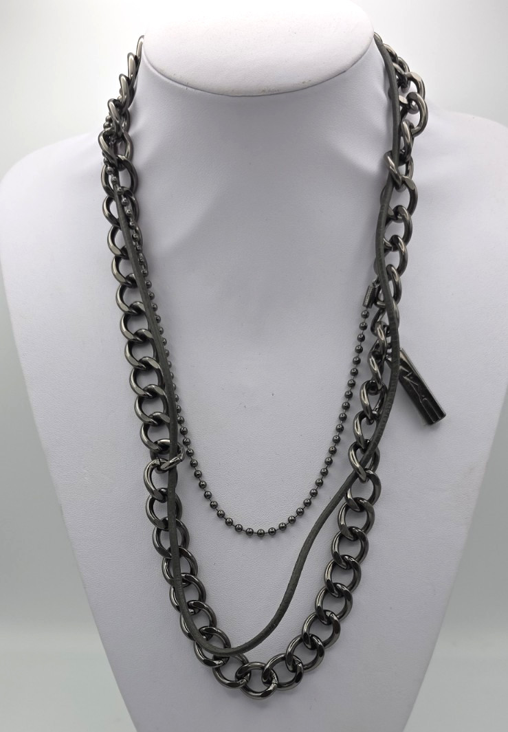 MAC Statement Multi Strand Chunky Chain Necklace … - image 8