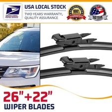 26 22 Windshield Wiper Blades Premium A-level Waterproof No Noise For Toyota 26 22 Windshield Wiper Blades Premium A-level Waterproof No Noise For Toyota