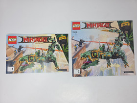 LEGO Ninjago Movie Green Mech Dragon 70612 99% Complete Build No Minifigs
