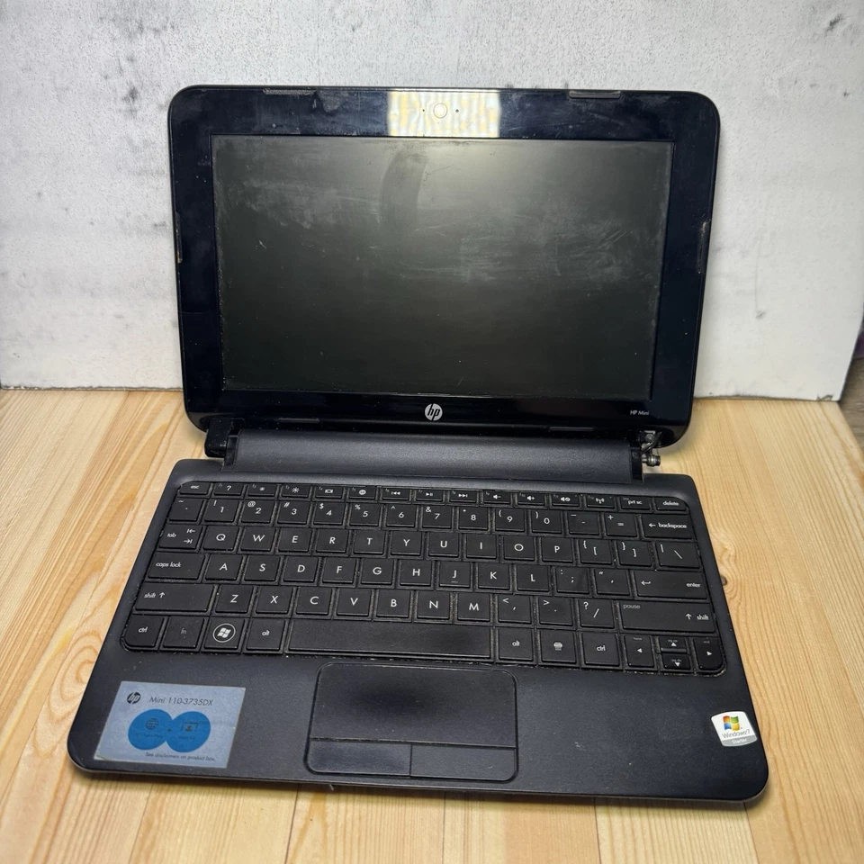 HP Mini 110-3735DX Intel Atom CPU N270 1.60GHz 1GB Ram 160gb Hdd -PART or REPAIR - Image 2 of 4