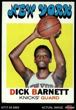 1971 Topps #17 Dick Barnett Knicks Tennessee St 3 - VG
