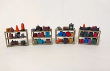 Custom Built 1/87 HO Scale 3D Printed Set Of 4 Shop/Mechanics Parts Shelves