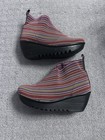 New Bernie Mev Womens Size 36 US Multicolored Red Maile Wedge Comfort Ankle Boot — photo 3
