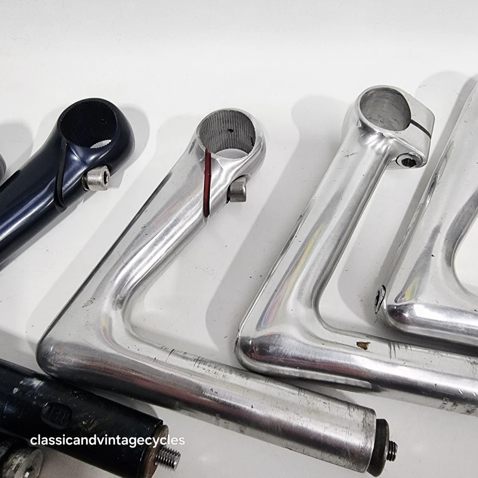 Job Lot Cinelli 1A XA Record 1” Inch Quill Stems 110mm to 135mm Black/Silver - Image 4 of 4