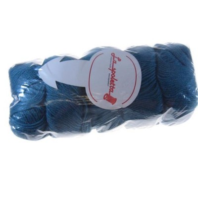 WOLL-/ACRYLKNÄUEL PFAUENBLAU HELLEISEN 3,5/4 250g LA21646