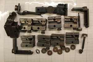 Lyman Peep Receiver Sights & Bases - Marked &59 B17 D2 E35 N03 N26 N40 O63 R41