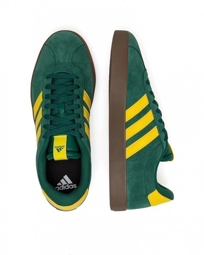 Scarpe Sneakers UOMO Adidas VL Court 3.0 Verde Giallo Lifestyle - Zdjęcie 7 z 21