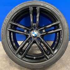 GENUINE BMW 18” 719M 1 2 SERIES M SPORT FRONT ALLOY WHEEL GLOSS BLACK