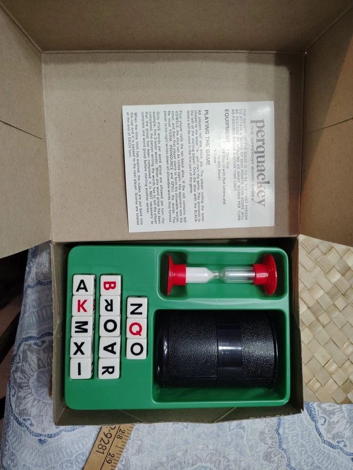 1975 Perquackey Alphabet Dice Word Game By Lakeside, Complete EUC - Image 3 of 4