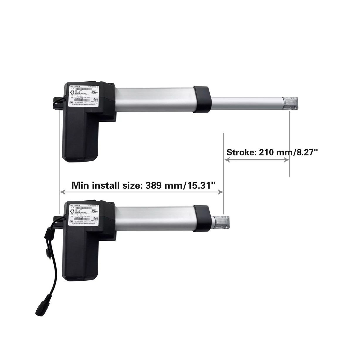 Okin Deltadrive 1.28.000.131.30 Actuator Motor Kit for Lift Chair 