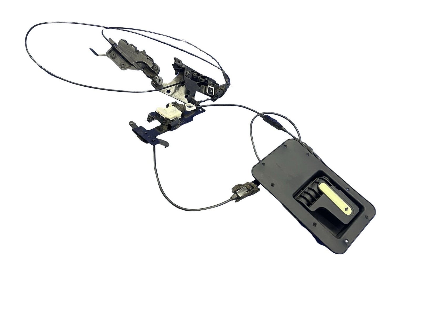 2008-2015 AUDI R8 TYPE 42 FRONT HOOD LOCK LATCH ACTUATOR W/ CABLE RELEASE LATCH