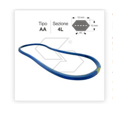 Cinghia Trattorino AA86 in Kevlar per Castelgarden Efco Oleo Mac Alpina Snapper