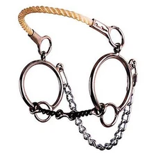 Reinsman Twisted Snaffle O-Ring Combo Bit