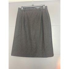 Talbots Petites Women's Wool Blend Herringbone Pencil Skirt Size 12