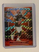 2025 Panini Mosaic #12 Shedeur Sanders Center Stage Silver Mosaic Prizm