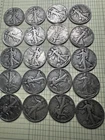 90% Silver Walking Liberty Half Dollars - Roll of 20 - $10 Face Value 1930’s
