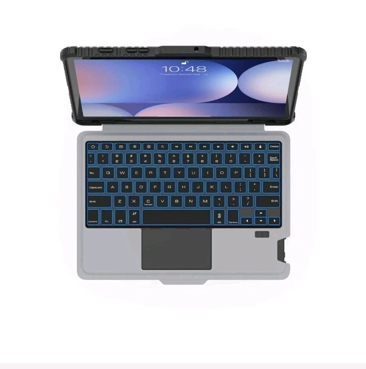 Funda Samsung Galaxy Tab S10 Plus/S9+ 12,4" con teclado desmontable 7 colores Foto 2 de 4