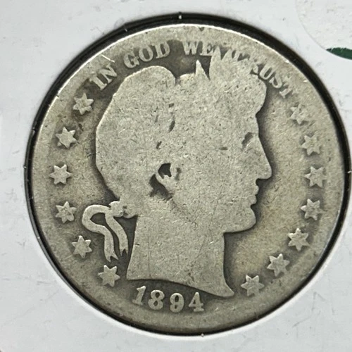 1894 O Barber Half Dollar  50C