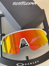 Oakley Sutro Lite Sweep OO9465 Matte White Sunglasses PRIZM Orange Lens NEW