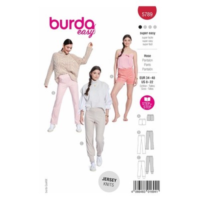 Burda Style Schnittmuster Nr. 5789 - Hose - Shorts - für jeden Anlass