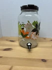 Vintage 70’s Sun Tea Glass Gallon Jar Dispenser