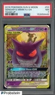 2019 Pokemon Sun & Moon Team Up #53 Gengar & Mimikyu Gx PSA 7 NM