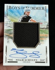 Noah Schultz /99 Patch Auto Jumbo Materials Signatures 2025 Boys Of Summer