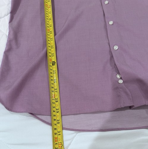 Camicia elegante uomo Michael Kors bottoni vestibilità regolare softair elasticizzata 17,5 34/35 - Foto 5 di 11