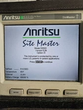 Anritsu S331D Site Master Cable & Antenna Analyzer – Powers On – S/N 1152027