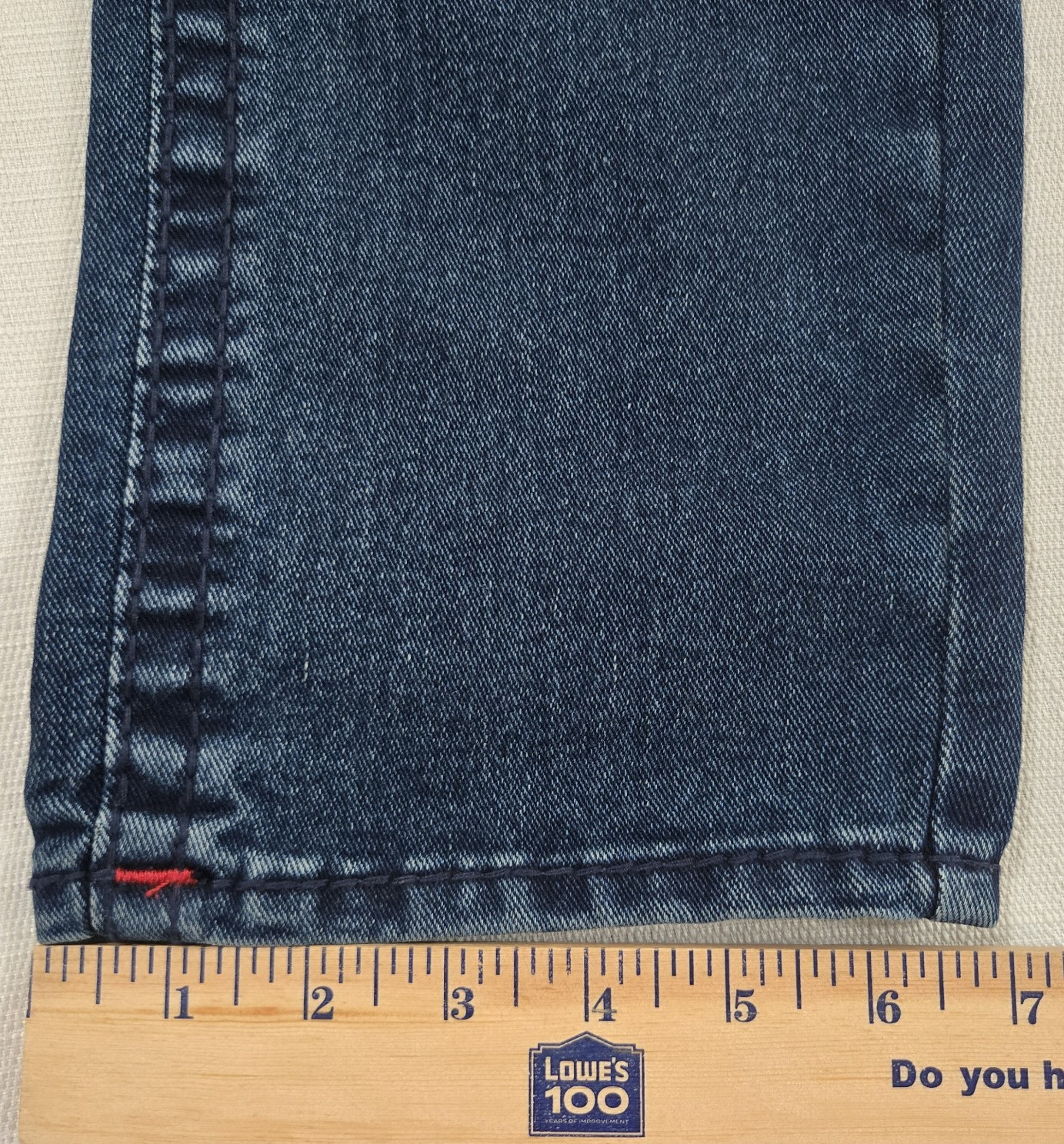 True Religion World Tour Geno Big T Flap Relaxed Slim Denim Jeans Sz 29x30 Blue thumbnail 13