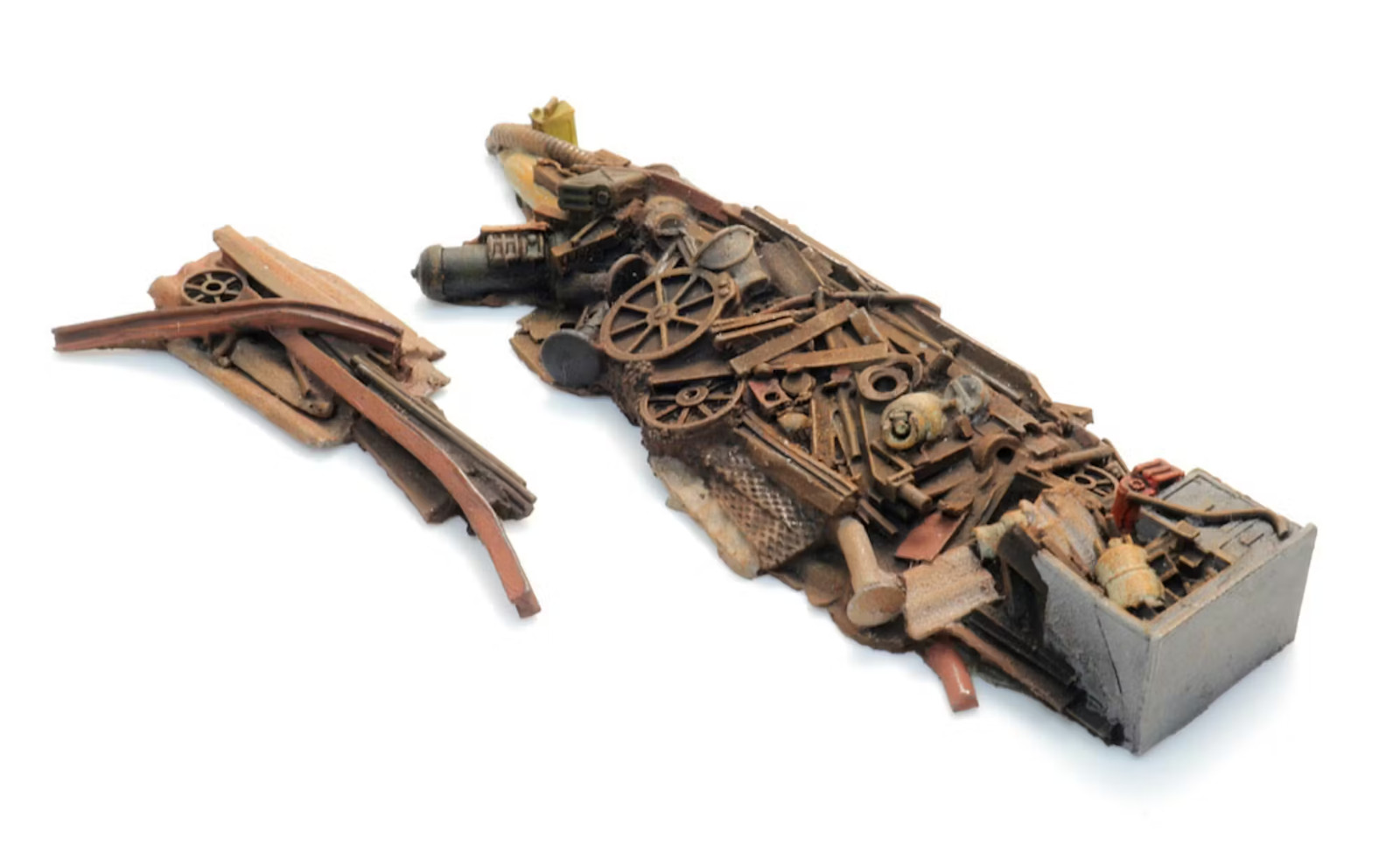 ARTITEC 28.124 Load: Metal Scraps Suitable For Low-Sided HO 1:87 Cars