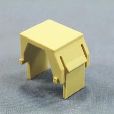 Pass & Seymour KSBL10-I Ivory 1-Port Keystone Blank Dust Cover Filler Insert