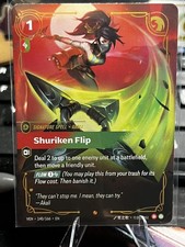 Shuriken Flip 140/166 Epic Riftbound Vendetta — live eBay listing