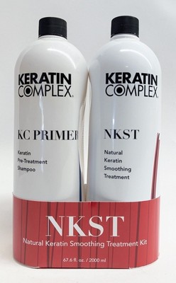 Keratin Complex Natural Keratin Smoothing Treatment Kit (NKST) (33.8 fl oz Each)