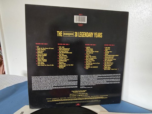 The Marquee 30 Legendary Years 1989 Double Album Queen U2 T Rex Thin Lizzy - Picture 3 of 15