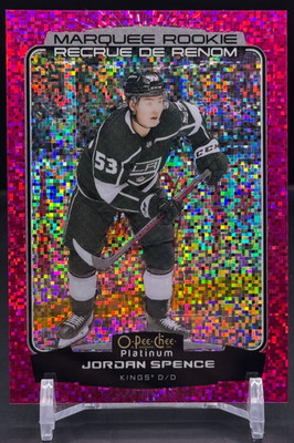 2022 O-Pee-Chee Platinum - Jordan Spence - Marquee Rookies Violet Pixels /299