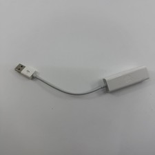 Apple USB Ethernet Adapter A1277 White USB To RJ45 Adapter Used OEM For Mac