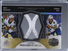 2020-21 Upper Deck SP Game Used 9/15 Matt Duchene Roman Josi #WCDC-DJ 04f2